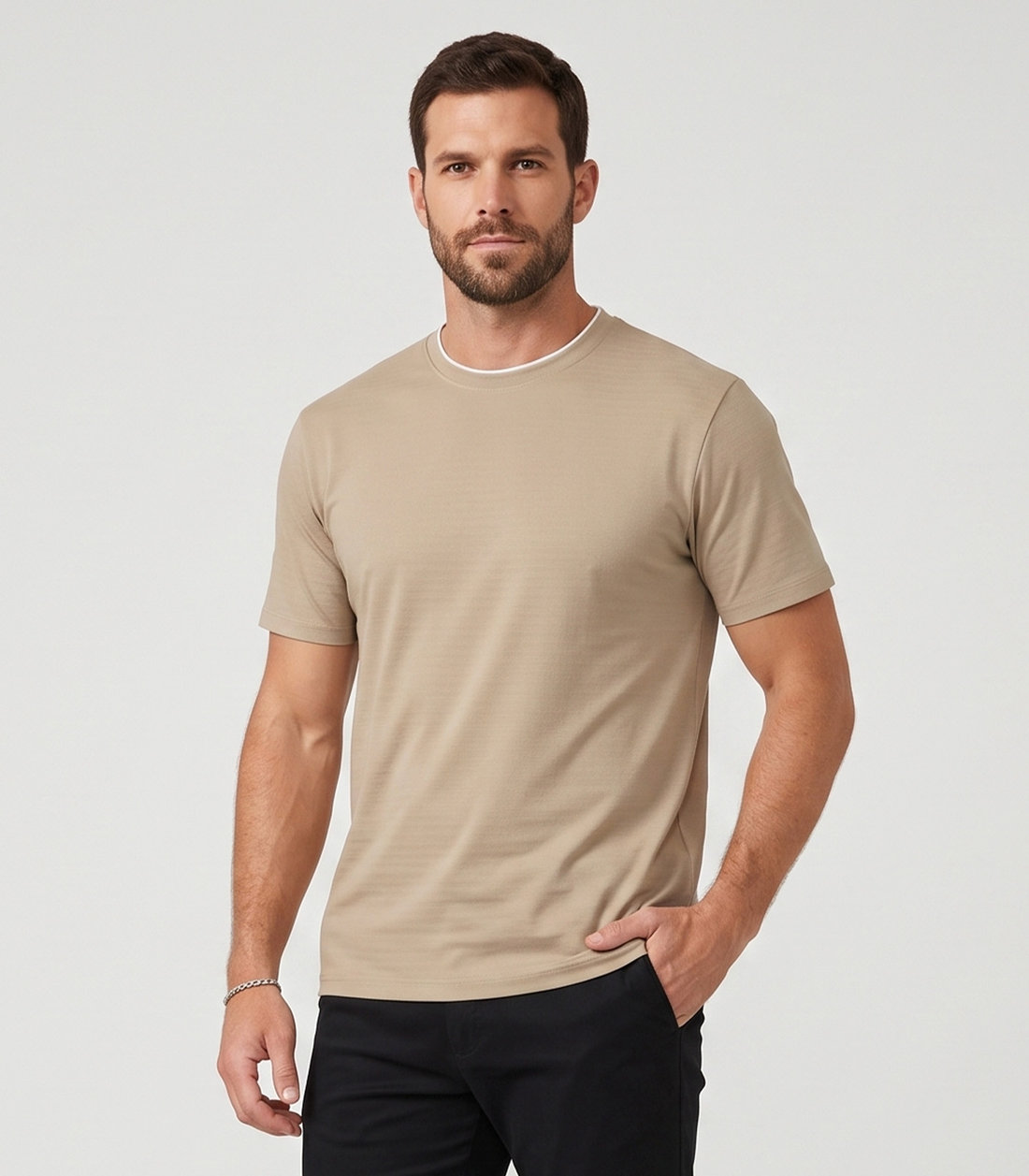 Camiseta Masculina Listras Piquet Diametro Camiseta Masculina Listras Piquet Diametro