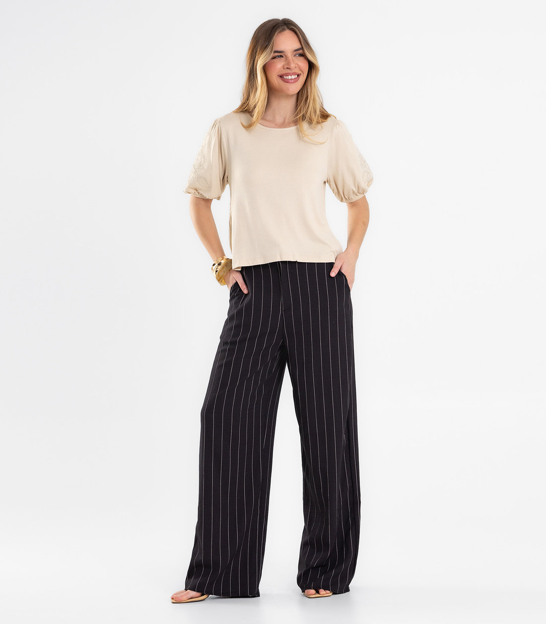 Blusa Feminina Manga Bufante Endless Blusa Feminina Manga Bufante Endless