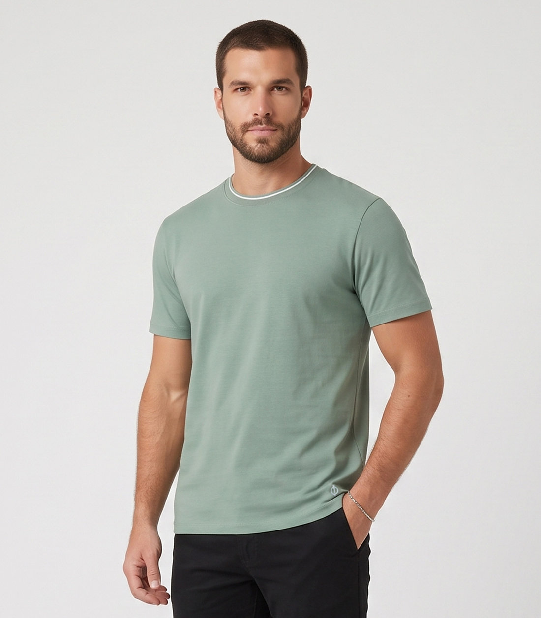 Camiseta Masculina Listras Piquet Diametro Camiseta Masculina Listras Piquet Diametro