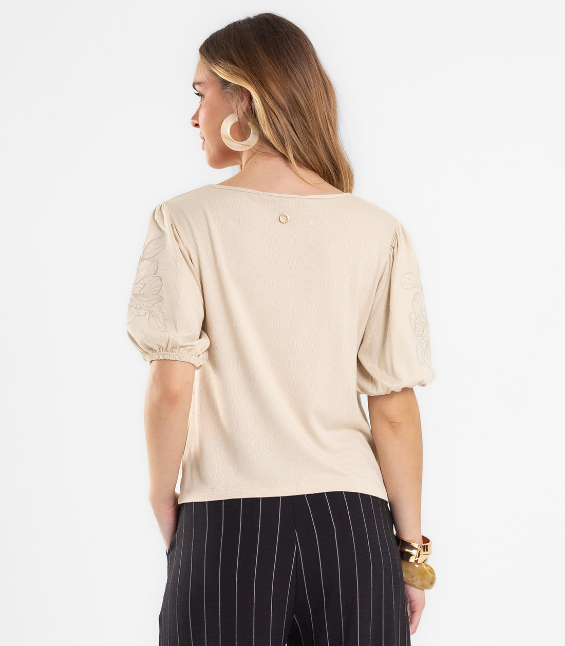 Blusa Feminina Manga Bufante Endless Blusa Feminina Manga Bufante Endless