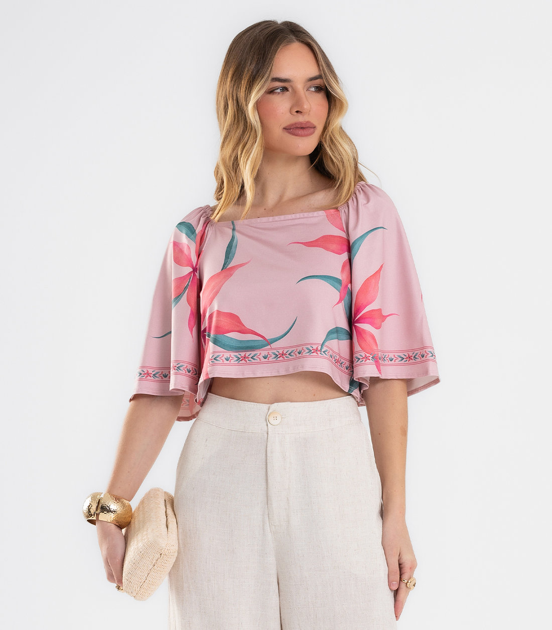 Blusa Feminina Manga Ampla Endless Blusa Feminina Manga Ampla Endless