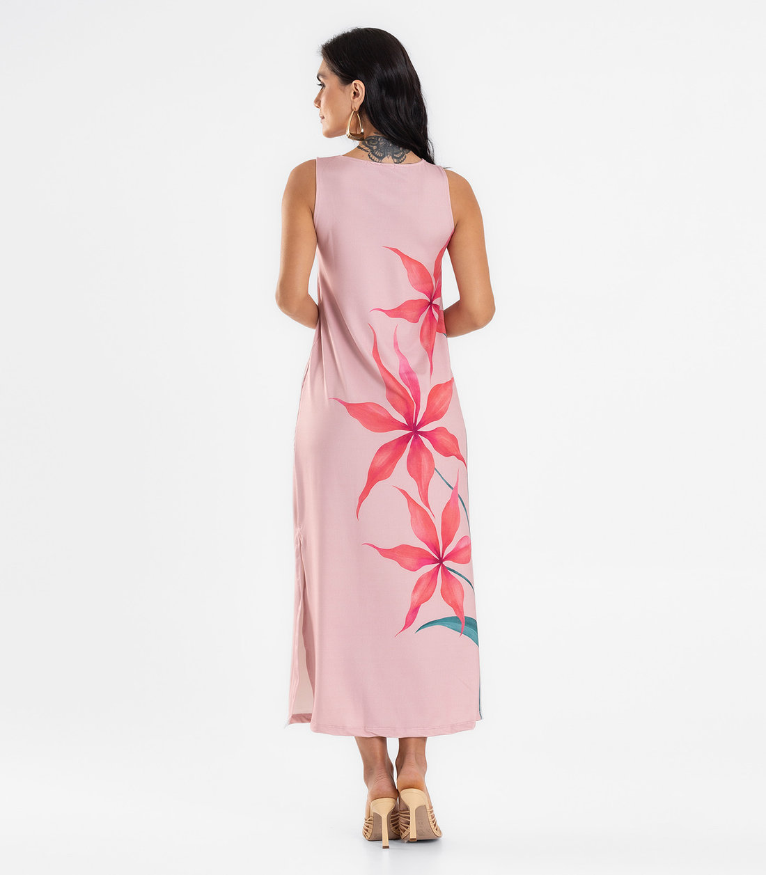 Vestido Feminino Midi Reto Endless Vestido Feminino Midi Reto Endless
