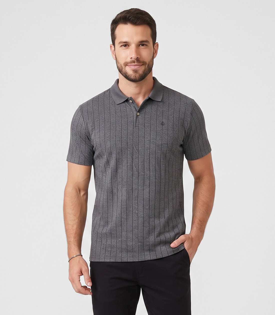 Polo Masculina Tricozinho Canelado Diametro Polo Masculina Tricozinho Canelado Diametro