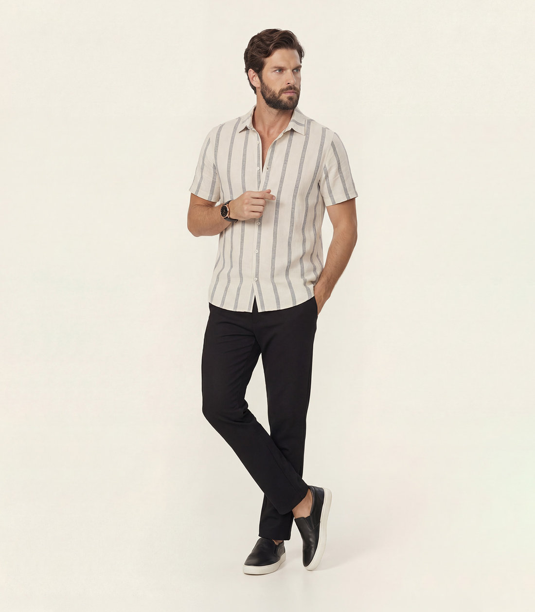 Camisa Masculina Linho Maquinetado Diametro Camisa Masculina Linho Maquinetado Diametro