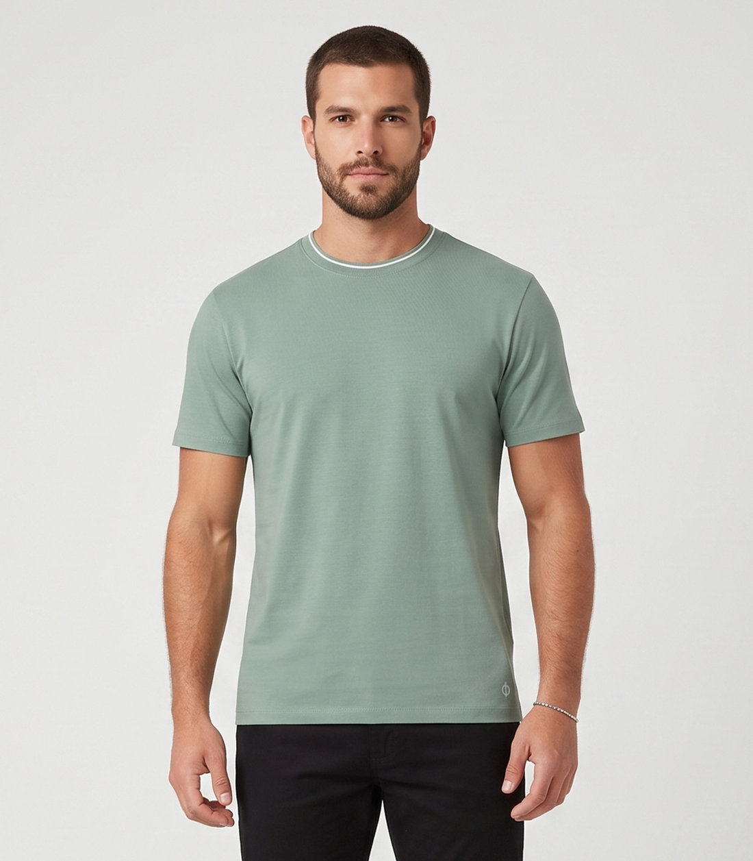 Camiseta Masculina Listras Piquet Diametro Camiseta Masculina Listras Piquet Diametro