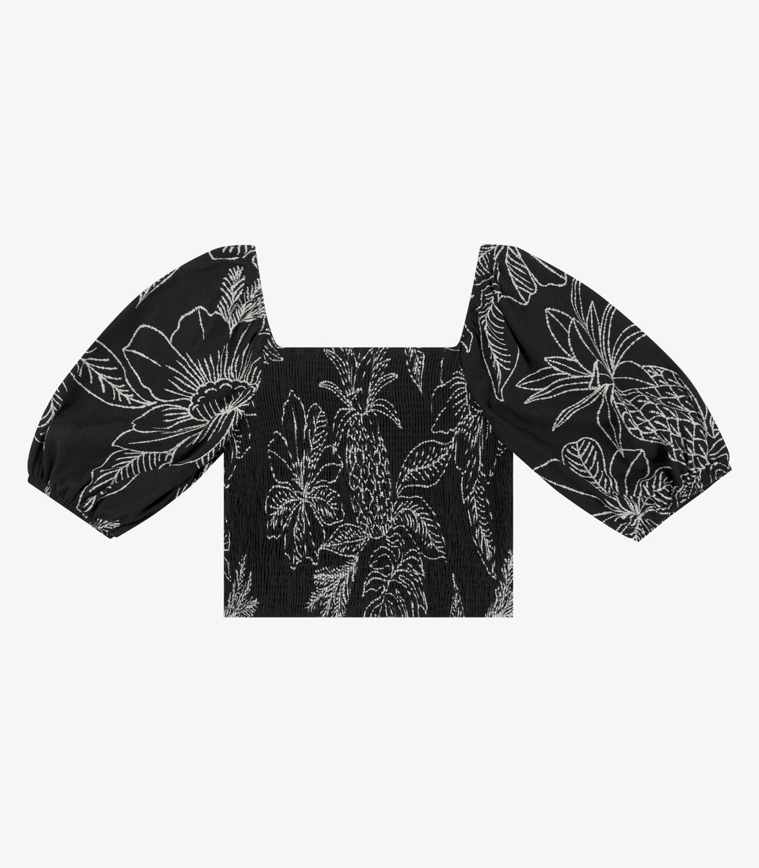 Top Feminino Com Manga Bufante Endless Top Feminino Com Manga Bufante Endless