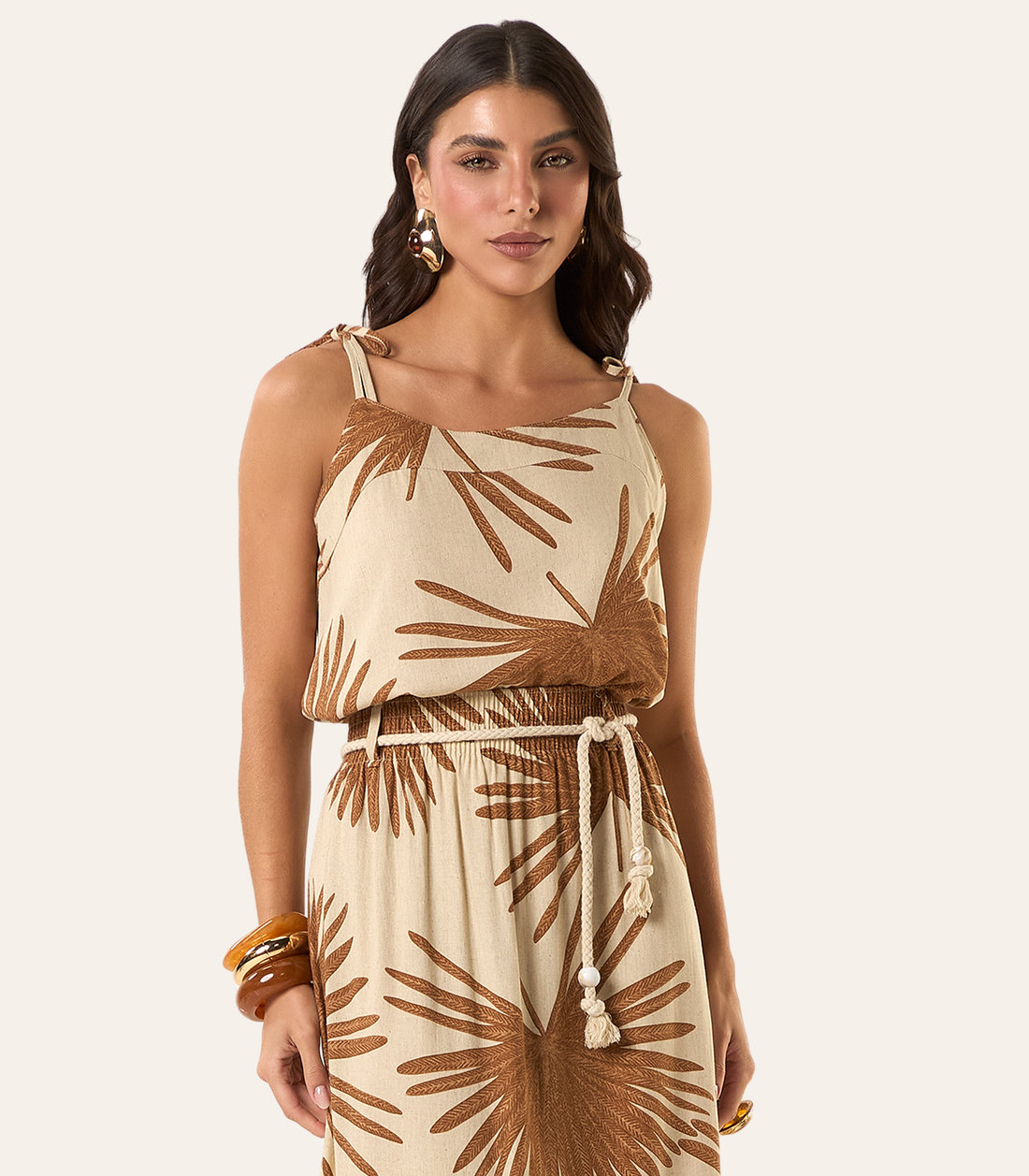Blusa Feminina De Alça De Linho Endless Blusa Feminina De Alça De Linho Endless