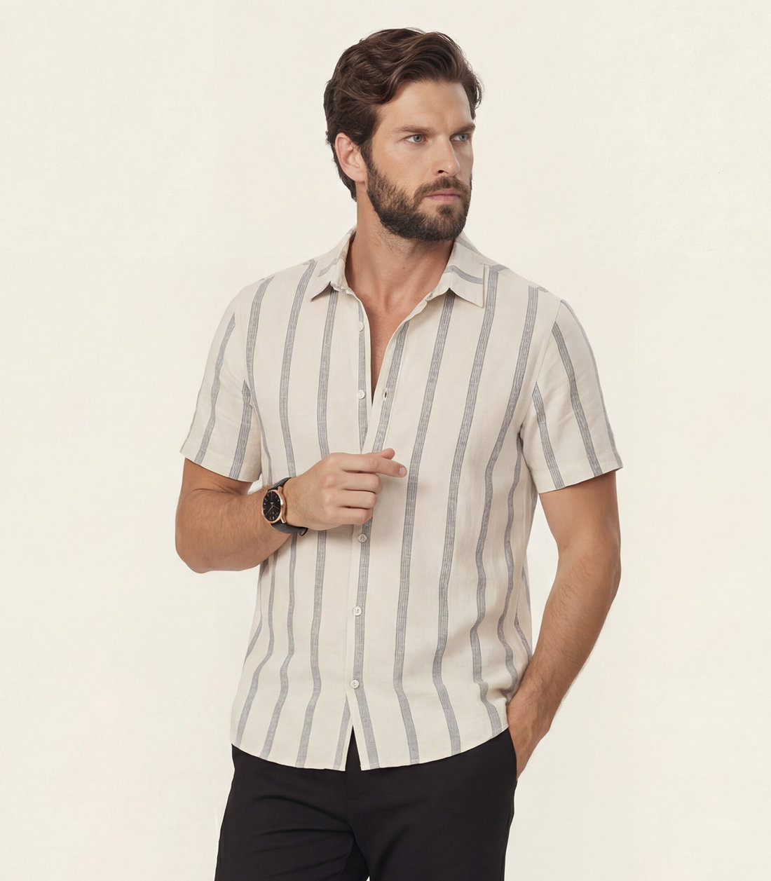 Camisa Masculina Linho Maquinetado Diametro Camisa Masculina Linho Maquinetado Diametro