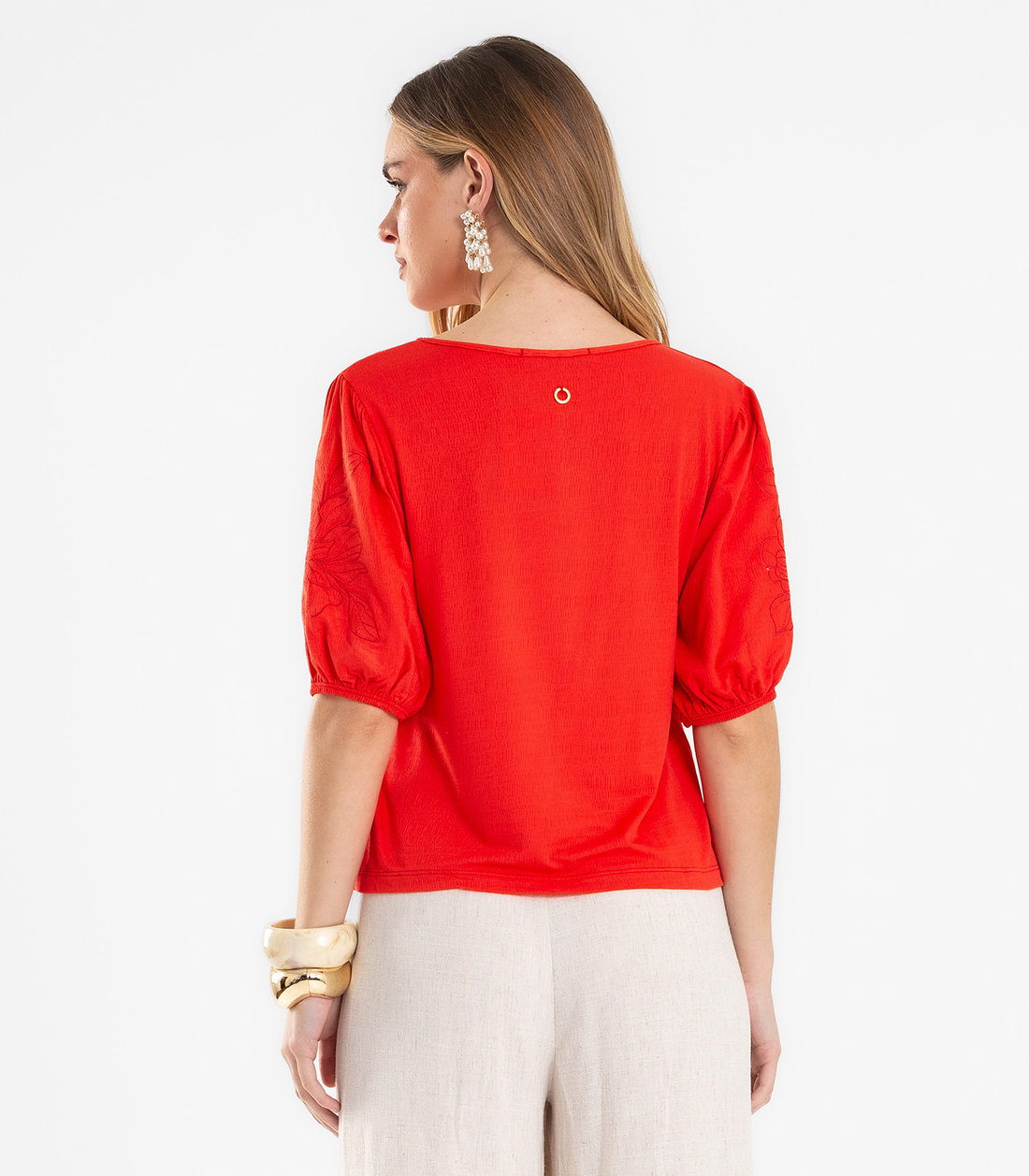 Blusa Feminina Manga Bufante Endless Blusa Feminina Manga Bufante Endless