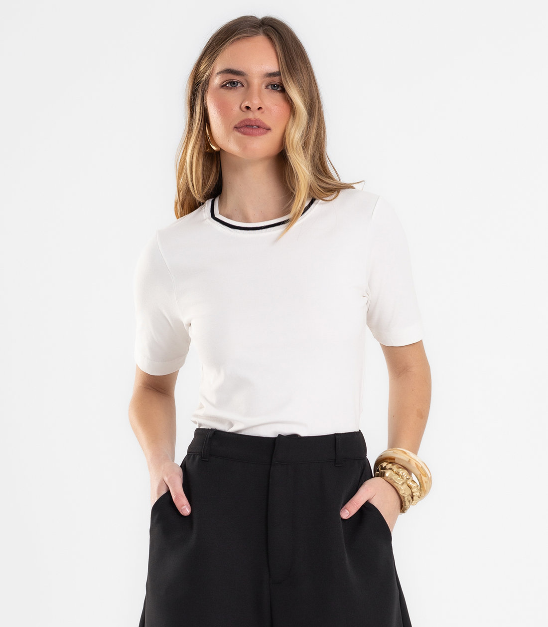 Blusa Feminina Em Ribana Endless Blusa Feminina Em Ribana Endless