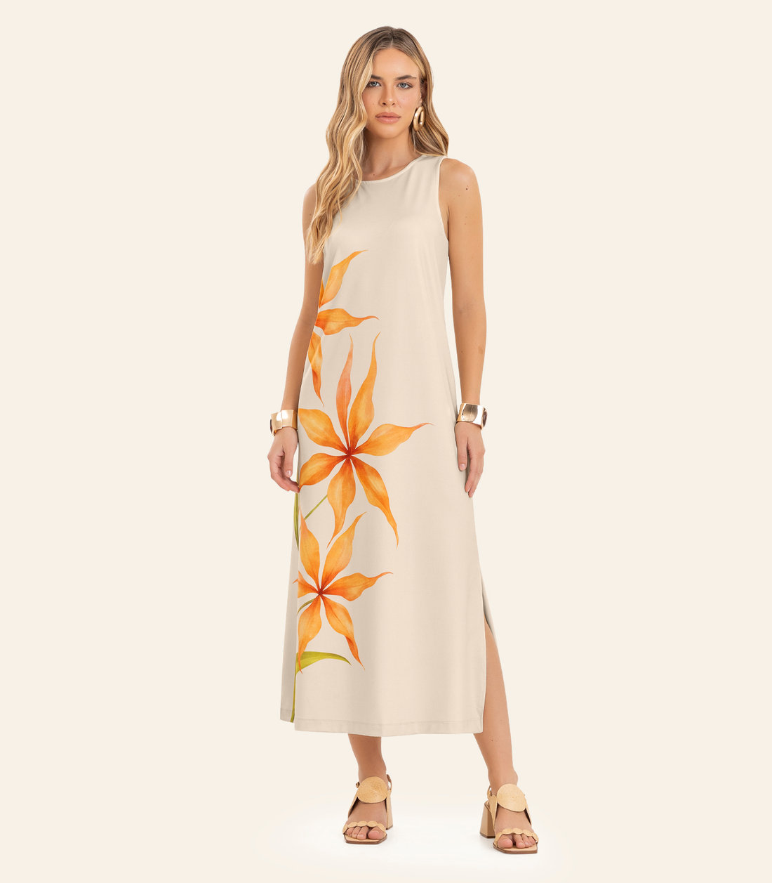 Vestido Feminino Midi Reto Endless Vestido Feminino Midi Reto Endless