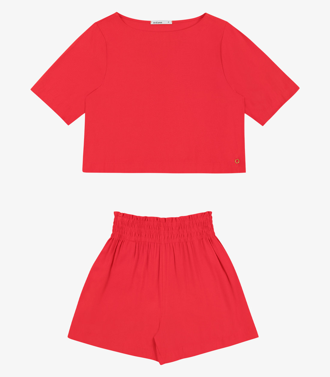 Conjunto Feminino Blusa Com Shorts Endless