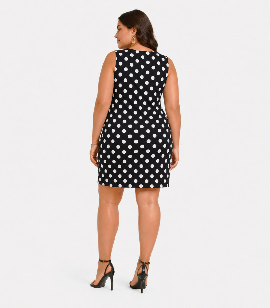 Vestido Curto Estampado Plus Size Infinita Cor Vestido Curto Estampado Plus Size Infinita Cor