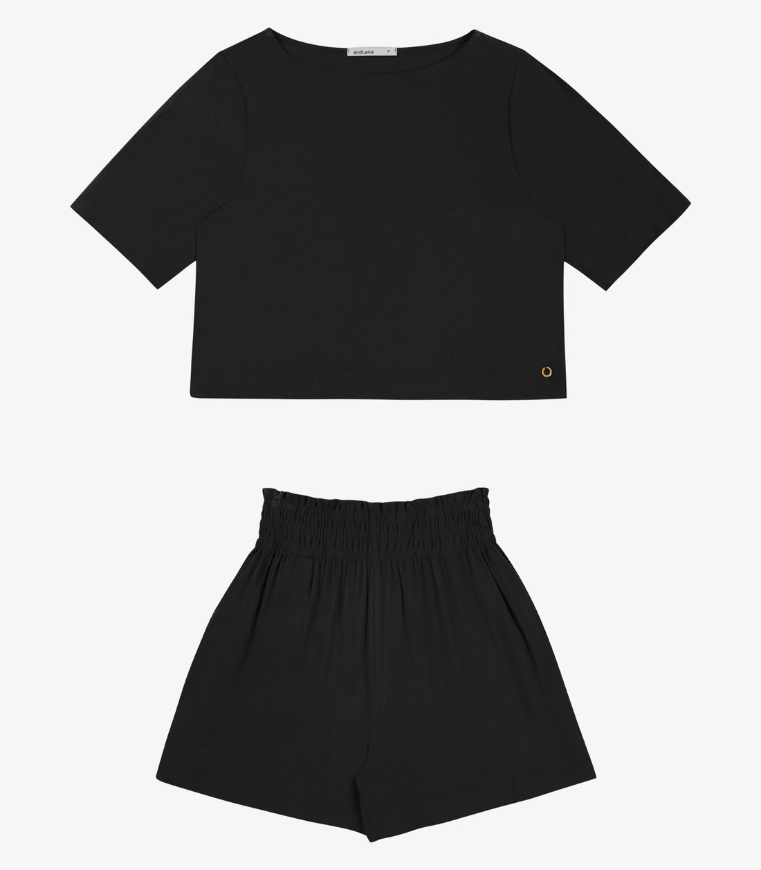 Conjunto Feminino Blusa Com Shorts Endless