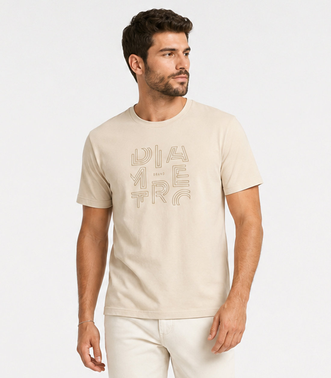 Camiseta Masculina Meia Malha Diametro Camiseta Masculina Meia Malha Diametro