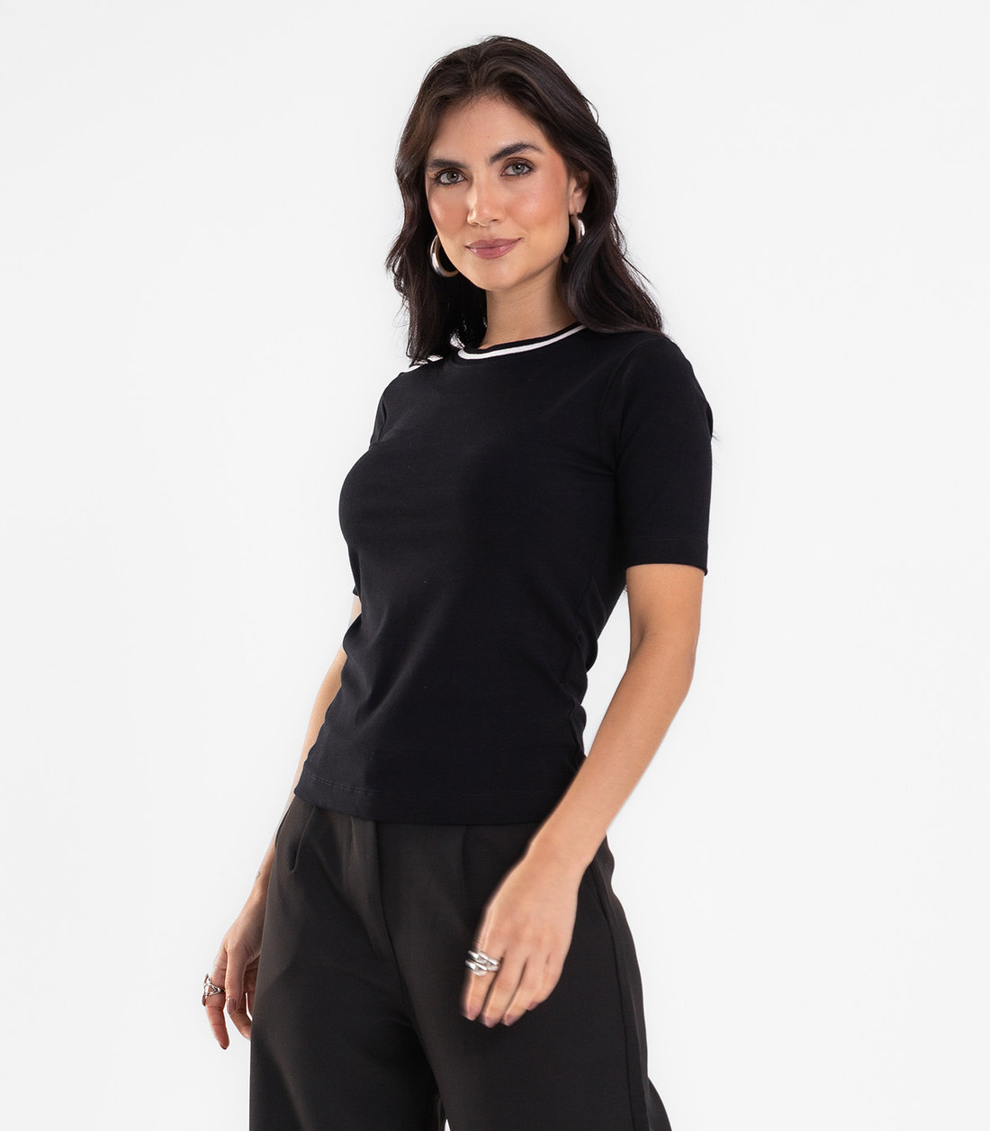 Blusa Feminina Em Ribana Endless Blusa Feminina Em Ribana Endless