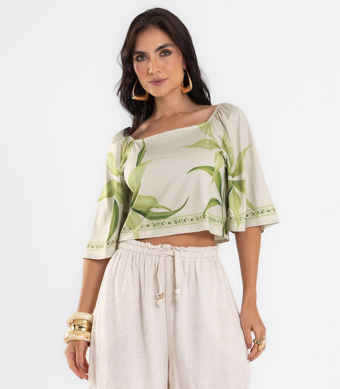 Blusa Feminina Manga Ampla Endless Blusa Feminina Manga Ampla Endless