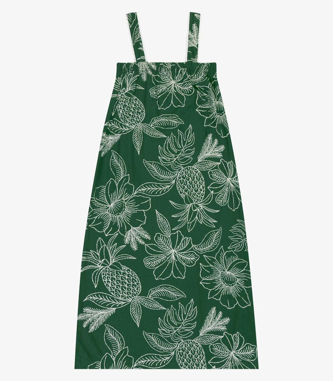 Vestido Feminino Midi Decote Quadrado Endless Vestido Feminino Midi Decote Quadrado Endless