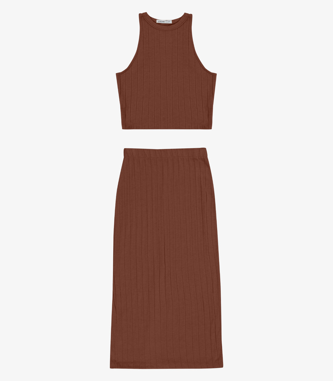 Conjunto Feminino Regata Com Saia Midi Endless Conjunto Feminino Regata Com Saia Midi Endless