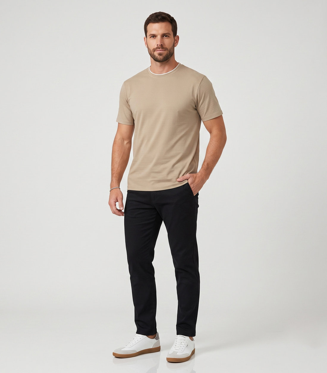 Camiseta Masculina Listras Piquet Diametro Camiseta Masculina Listras Piquet Diametro