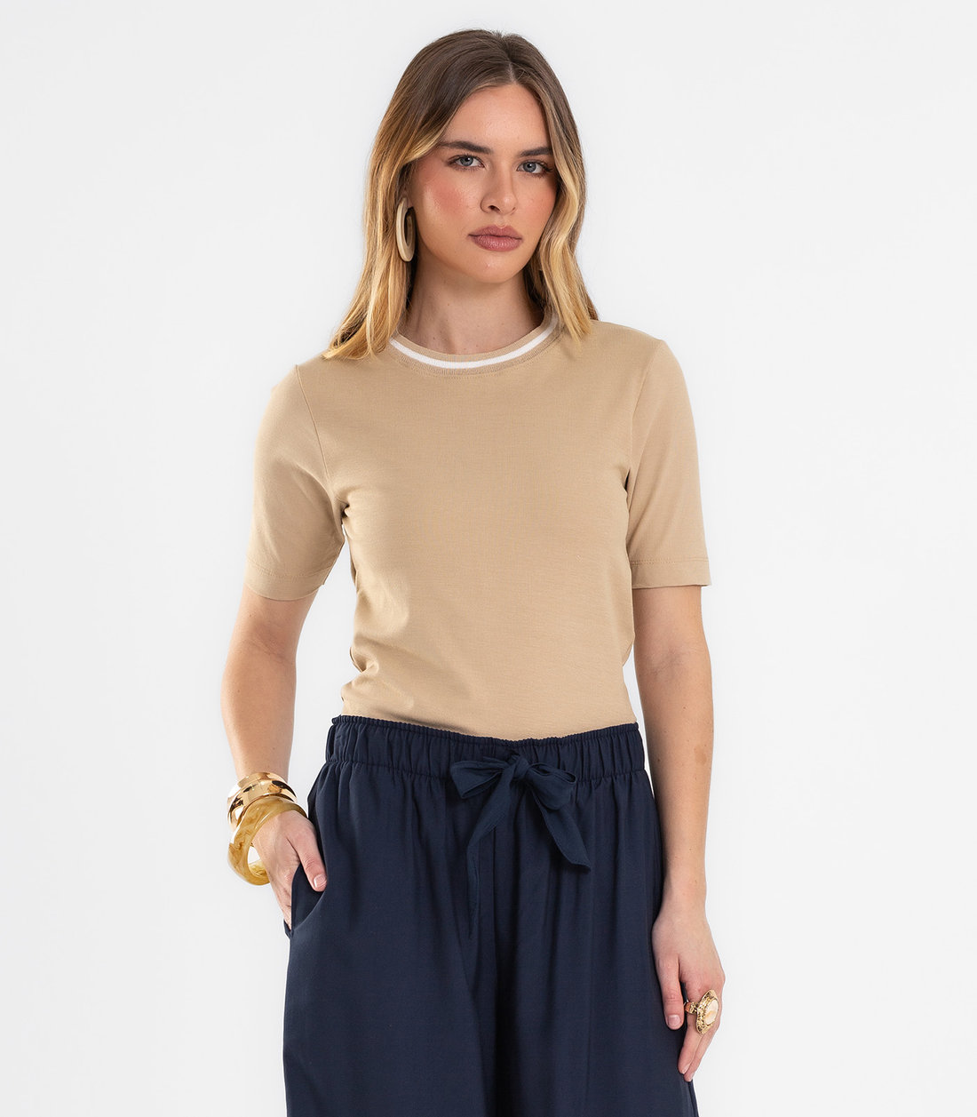 Blusa Feminina Em Ribana Endless Blusa Feminina Em Ribana Endless