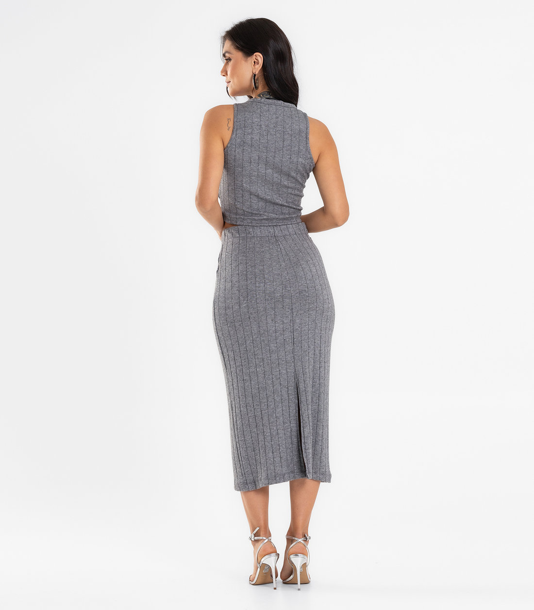Conjunto Feminino Regata Com Saia Midi Endless Conjunto Feminino Regata Com Saia Midi Endless