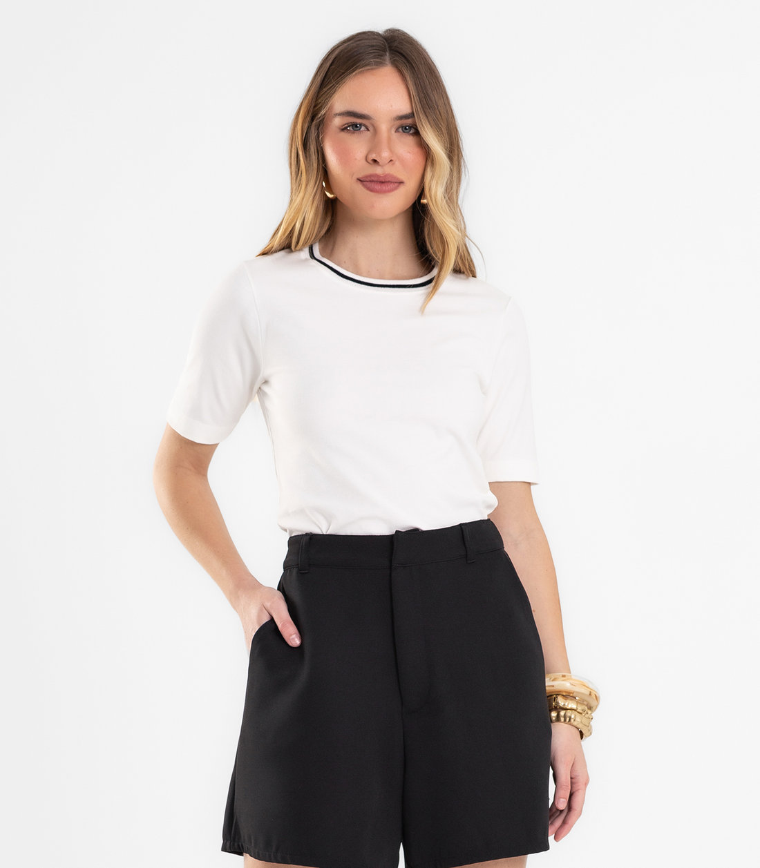 Blusa Feminina Em Ribana Endless Blusa Feminina Em Ribana Endless