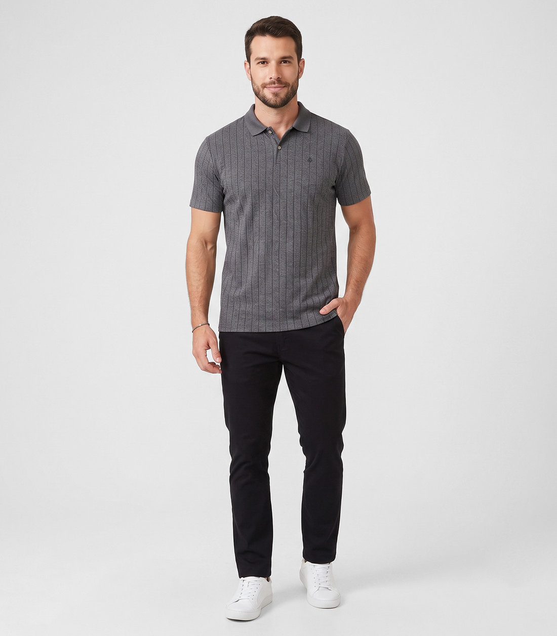Polo Masculina Tricozinho Canelado Diametro Polo Masculina Tricozinho Canelado Diametro
