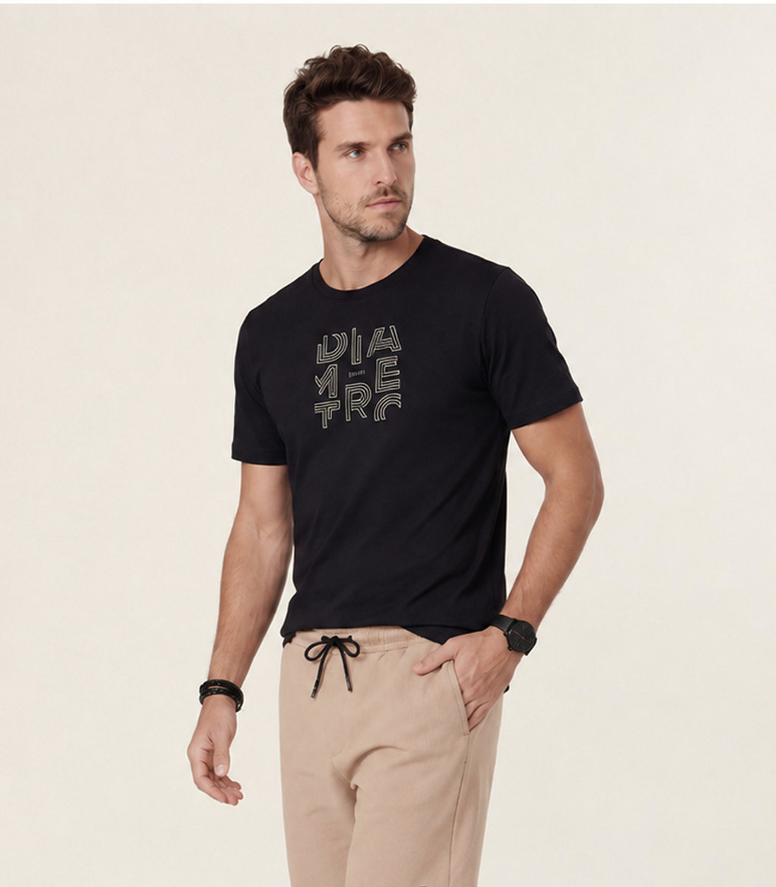 Camiseta Masculina Meia Malha Diametro Camiseta Masculina Meia Malha Diametro