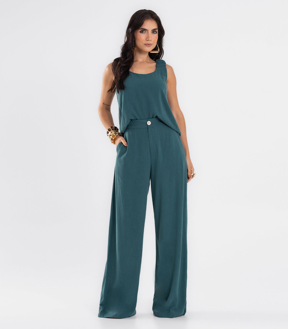 Calça Feminina Pantalona Endless Calça Feminina Pantalona Endless