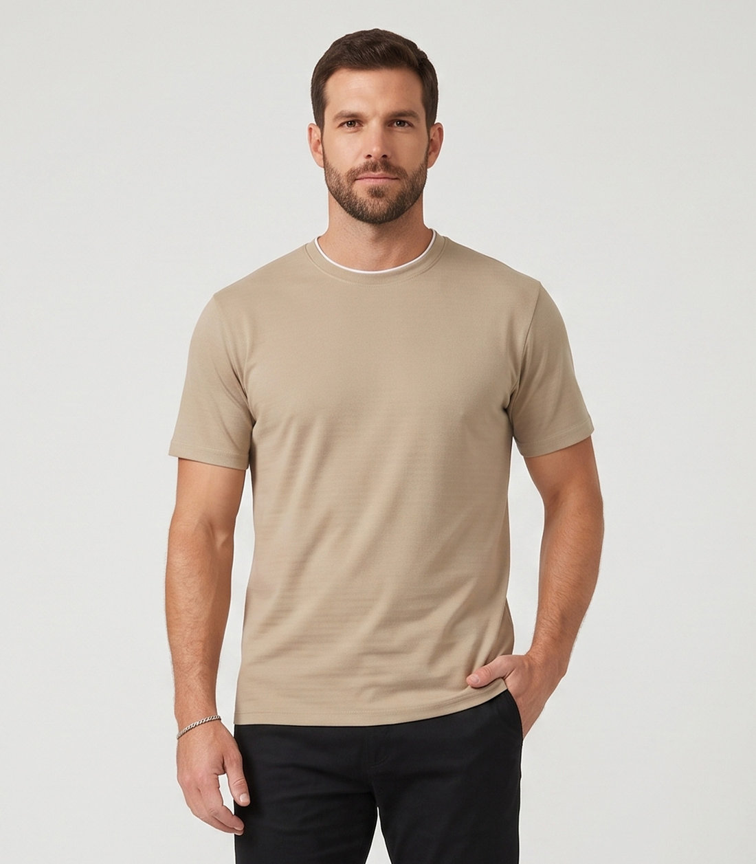 Camiseta Masculina Listras Piquet Diametro Camiseta Masculina Listras Piquet Diametro