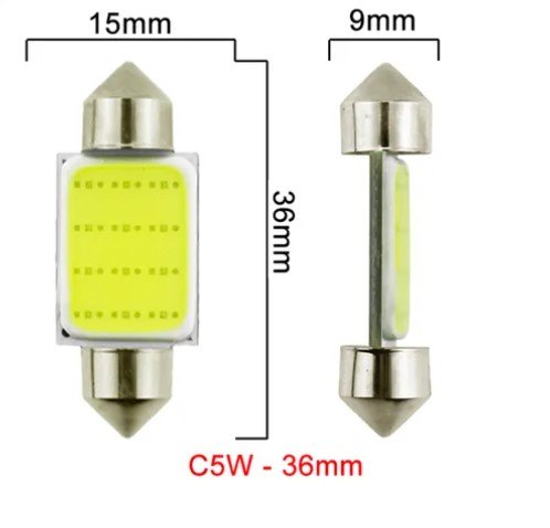 ISO6LTP36MM 12V - LAMPADA TORPEDO 36MM 12 LED 12V (EMB. COM 1 PECA- VALOR UNITARIO) - PC ISO6LTP36MM 12V - LAMPADA TORPEDO 36MM 12 LED 12V (EMB. COM 1 PECA- VALOR UNITARIO) - PC