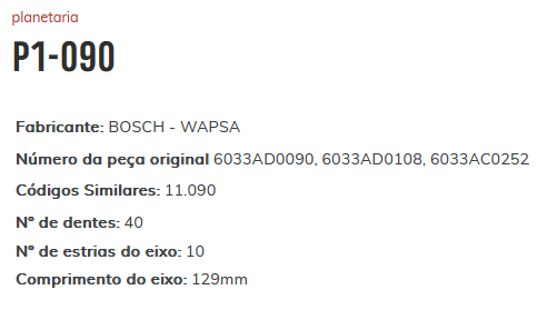 P1-090 - PLANETARIA F250 4CC CUMINS 4BTAA-98>/ F4000 - CJ