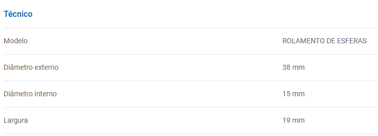 GR3480 - ROLAMENTO ALTERNADOR NIPONDENSO/ CHEVROLET/ SUZUKI - PC