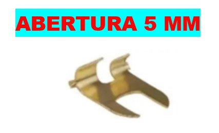 ISO1900027 A - TERMINAL GARFO 3/16L ABERTURA 5,0 MM COM 100 UNID. - VALOR DO CENTO - CT ISO1900027 A - TERMINAL GARFO 3/16L ABERTURA 5,0 MM COM 100 UNID. - VALOR DO CENTO - CT
