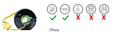 ISO26D1.0055 - CINTA AIRBAG CELTA 14 A 15, CORSA 97 A 02 (EMB. COM 01 PECA - VALOR UNITARIO) - PC ISO26D1.0055 - CINTA AIRBAG CELTA 14 A 15, CORSA 97 A 02 (EMB. COM 01 PECA - VALOR UNITARIO) - PC