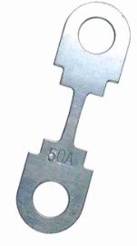 ISO10323-050 - FUSIVEL CINTA 50A (EMB. COM 05 PCS - VALOR UNITARIO) - PC