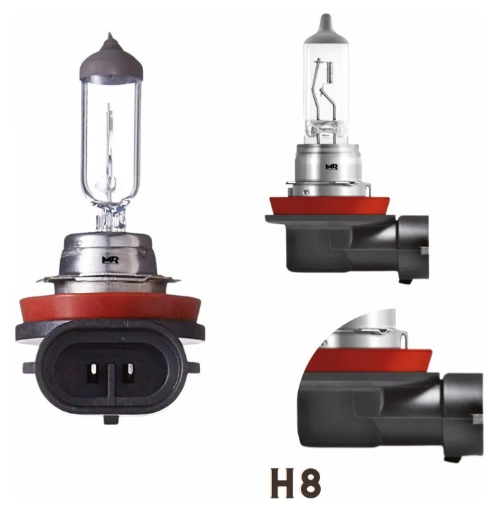 ISO14LXH8 35W 12V - LAMPADA HALOGENA H8 12V 35W TORO/ VIRTUS/ AGILE/ COBALT/ HB20/ POLO (EMB. COM 10 PECAS - VALOR UNITARIO) - PC