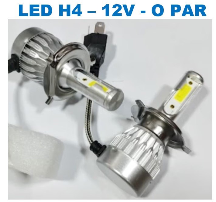 ISO14LFV10 H4 12V - KIT LAMPADA LED H4 12V 30W 20000LM 6500K (EMB. COM 02 PC- VALOR DO PAR) - KIT