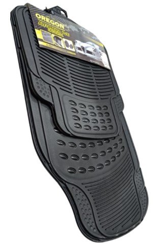 ISO14XAL001 4PC - TAPETE BORRACHA 4 PECAS UNIVERSAL - COR PRETA (EMB. 04 PC- VALOR DO KIT) - JG