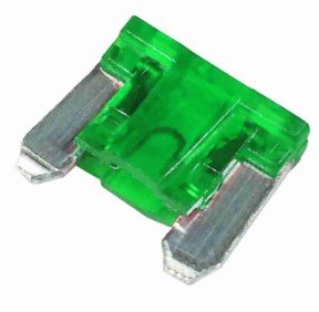 ISO103175-30 - FUSIVEL MINI PERFIL BAIXO - 30 AMP - VERDE (EMB. COM 10 PCS - VALOR UNITARIO) - PC