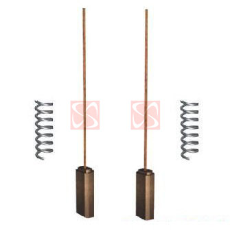 EA-SVX-9N - ESCOVA ALTERNADOR VALEO 75 AMP/ FIESTA/ S10/ ECOSPORT/ MERIVA - 6,30 X 4,5 X 15,0 - APLIC. REGUL. GA0920 - GA0996 - JG