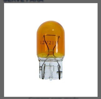 ISO14LX12065 AMB 12V - LAMPADA HALOGENA PINGO T20 AMBAR 21W 12V 1 POLO (EMB. COM 10 PECAS - VALOR UNITARIO) - PC