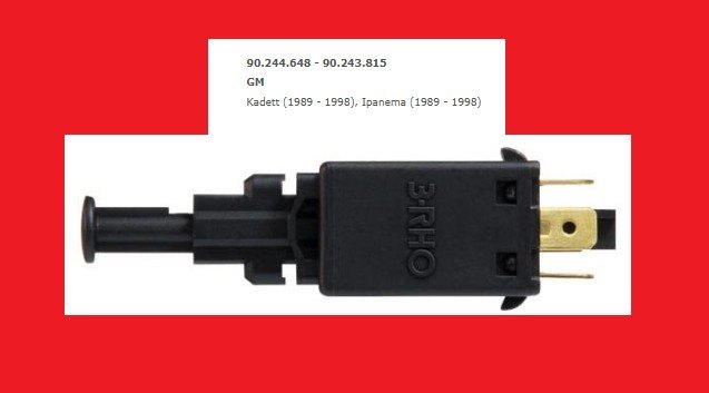 RHO0347 - INT. FREIO CORSA/ VECTRA/ KADET/ IPANEMA/ CALIBRA - PC