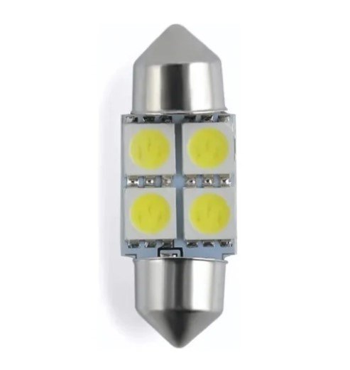 ISO6LTP0031 12V - LAMPADA TORPEDO LED 12V 31MM (EMB. COM 1 PECA- VALOR UNITARIO) - PC ISO6LTP0031 12V - LAMPADA TORPEDO LED 12V 31MM (EMB. COM 1 PECA- VALOR UNITARIO) - PC