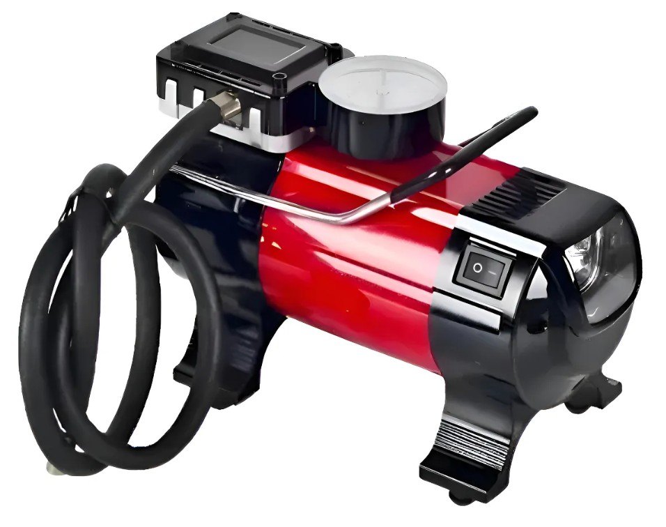 ISO14MC004 12V - MINI COMPRERSSOR PORTATIL 12V 10AMP 140PSI 12 AMP 1X30MM VERMELHO   (EMB. COM 1 PC- VALOR UNITARIO) - PC