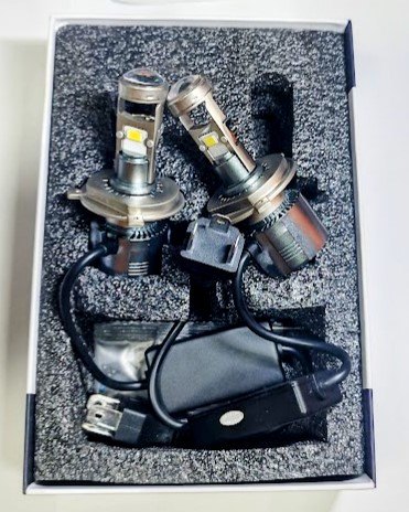 ISO14LFKB3 H4 12V - KIT LAMPADA FAROL LED KB3-H4 12V - 4000LM- CHIP CSP SUPER CANBUS (EMB. COM 02 PC- VALOR DO PAR) - KIT