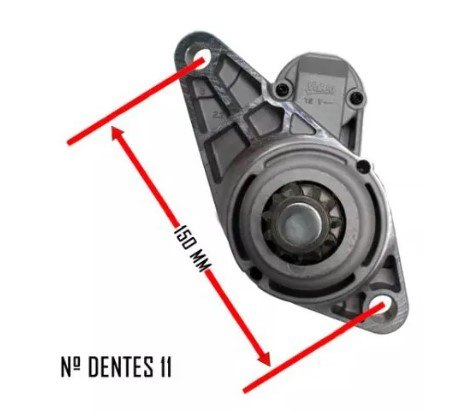 ISO21495107 12V - MOTOR PARTIDA VALEO GOL G7 MAN (EMB. COM 01 PECAS- VALOR UNITARIO) - PC