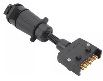 ISO17TM7028 - TOMADA POLARIZADA CONECTOR CARRETINHA 7 PINOS FORD/ GM/ RANGER/ S10/ MAVERIK/ RAM/ MUSTANG (EMB. COM 01 PECA- VALOR UNITARIO) - PC