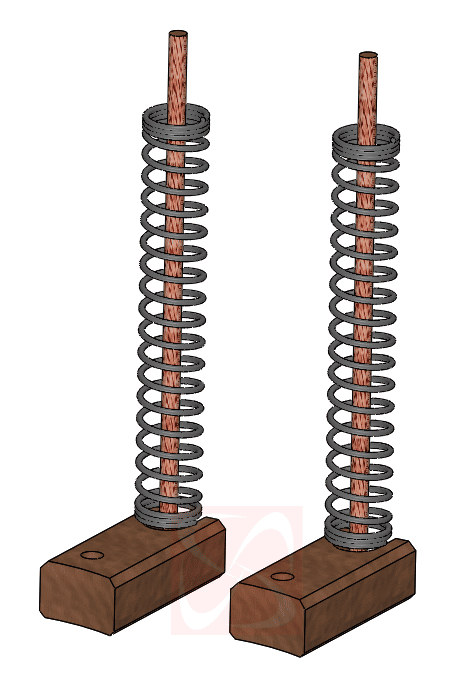 EA-FJX-354 12/24V - ESCOVA ALTERNADOR MITSUBISHI/ VOLVO/ TOWNER/ HYUNDAI/ ASIA/ EMPILHADEIRA 12/24V (EMB. COM 01 JOGO DE 2 ESCOVAS - VALOR DO KIT) - JG